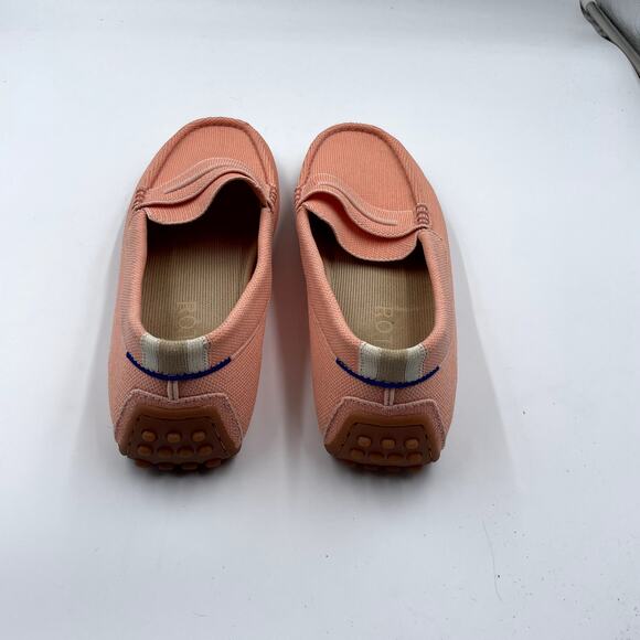 Rothy's The Driver Loafers Salmon Pink Knit Slip-On Driving Shoes - Size 11.5 - Picture 4 of 10